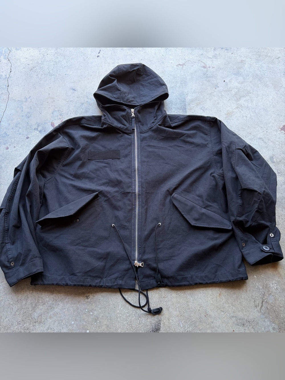 Uniform Bridge Men's M51 Fishtail Short Parka Jacket In Black